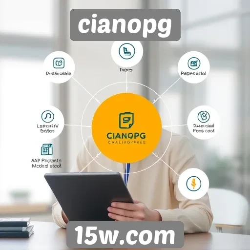 Análise das principais funcionalidades do site Cianopg